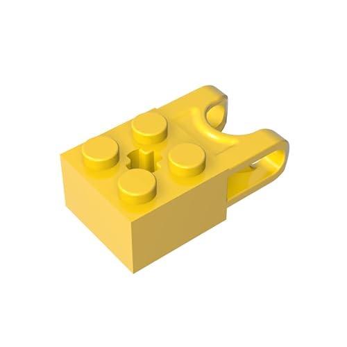 Gobricks 92013 Scharnier Brick Technic Brick Special 2x2 mit Kugelaufnahme breit und Achsloch, 20 Stück, GDS-1206, kompatibel mit Lego Bausteinen, Farbe:Gelb 030 Gobricks 92013 Scharnier Brick Technic Brick Special 2x2 mit Kugelaufnahme breit und Achsloch, 20 Stück, GDS-1206, kompatibel mit Lego Bausteinen, Farbe:Gelb 030 von XYEIUGO