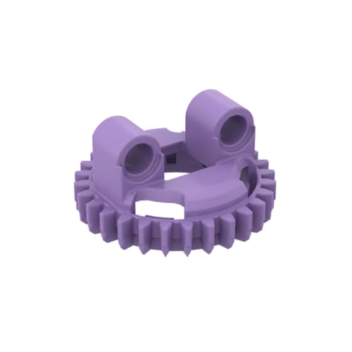 Gobricks 99010 Gear Technic Drehteller, kleiner Sockel (28 Zähne), 10 Stück, GDS-1336, kompatibel mit Lego Bausteinen, Farbe: Medium Lavender 062 von XYEIUGO