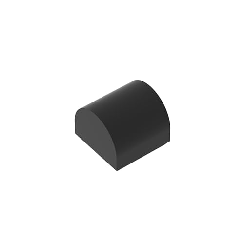 Gobricks Bogenziegel, 1 x 3, ohne Nieten, umgekehrt, glatte Fliese, 50 Stück, kompatibel mit Lego GDS-M255 49307, klassisches Bulk-Spielzeug, MOC, Farbe: Schwarz, 26 Gobricks Bogenziegel, 1 x 3, ohne Nieten, umgekehrt, glatte Fliese, 50 Stück, kompatibel mit Lego GDS-M255 49307, klassisches Bulk-Spielzeug, MOC, Farbe: Schwarz, 26 von XYEIUGO