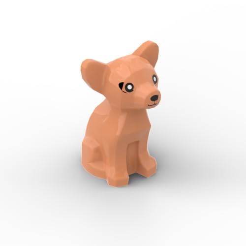Gobricks Chihuahua-Welpe, 10 Stück, kompatibel mit Lego GDS-M1262 12888, klassisches Bulk-Spielzeug, MOC, Farbe: Fleischfarbe Gobricks Chihuahua-Welpe, 10 Stück, kompatibel mit Lego GDS-M1262 12888, klassisches Bulk-Spielzeug, MOC, Farbe: Fleischfarbe von XYEIUGO