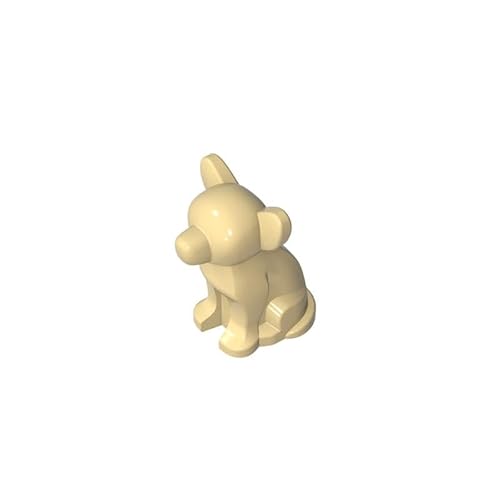 Gobricks Chihuahua-Welpe, 10 Stück, kompatibel mit Lego GDS-M1262 12888, klassisches Bulk-Spielzeug, MOC, Farbe: Hellbraun 5 von XYEIUGO