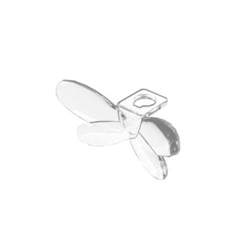 Gobricks Clothing Mini-Feenflügel, 20 Stück, kompatibel mit Lego 10183 GDS-2174, klassisches Bulk-Spielzeug, MOC, Farbe: Trans-Clear 40 Gobricks Clothing Mini-Feenflügel, 20 Stück, kompatibel mit Lego 10183 GDS-2174, klassisches Bulk-Spielzeug, MOC, Farbe: Trans-Clear 40 von XYEIUGO