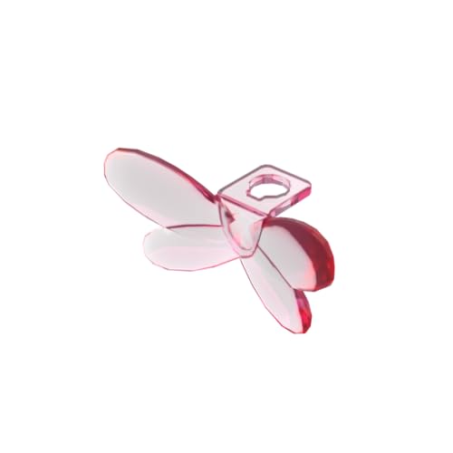 Gobricks Clothing Mini-Feenflügel, 20 Stück, kompatibel mit Lego 10183 GDS-2174, klassisches Bulk-Spielzeug, MOC, Farbe: Trans Dark Pink 113 Gobricks Clothing Mini-Feenflügel, 20 Stück, kompatibel mit Lego 10183 GDS-2174, klassisches Bulk-Spielzeug, MOC, Farbe: Trans Dark Pink 113 von XYEIUGO