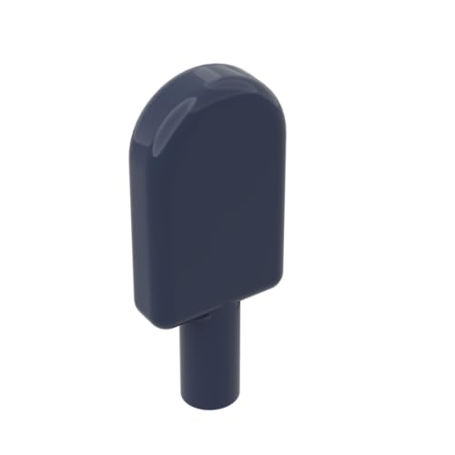 Gobricks Food Popsicle 10 Stück, kompatibel mit Lego GDS-90053 30222, klassisches Bulk-Spielzeug, MOC, Farbe: Dunkelblau 140 von XYEIUGO
