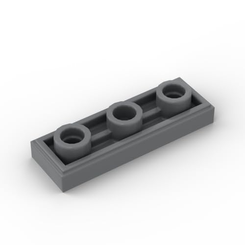 Gobricks Foundation-Platte, Mittelteil, 50 Stück, kompatibel mit Lego GDS-M258 35459, klassisches Bulk-Spielzeug, MOC, Farbe: Dunkelblaugrau 199 von XYEIUGO