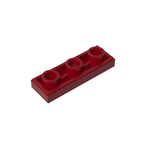Gobricks Foundation-Platte, Mittelteil, 50 Stück, kompatibel mit Lego GDS-M258 35459, klassisches Bulk-, MOC, Farbe: Dunkelrot, 154 von XYEIUGO