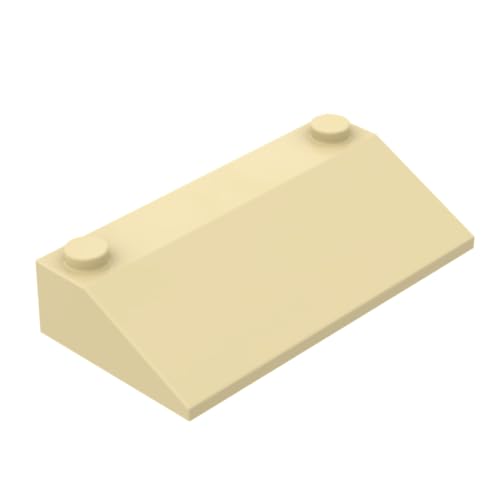 Gobricks GDS-1176 Neigung 33° 3x6, 50 Stück, kompatibel mit Lego Spielzeug 58181, 35283, 58231, DIY-Teile und MOC-Komponenten für große Ziegelmarken, Farbe: Hellbraun 5 von XYEIUGO