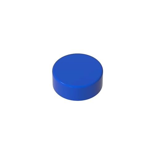 Gobricks GDS-612 Runde Fliese,1x1,100 Stück,kompatibel mit Lego 35381,98138,35380,DIY-Teile und MOC-Komponenten für große Ziegelmarken,Farbe: Blau 23 Gobricks GDS-612 Runde Fliese,1x1,100 Stück,kompatibel mit Lego 35381,98138,35380,DIY-Teile und MOC-Komponenten für große Ziegelmarken,Farbe: Blau 23 von XYEIUGO