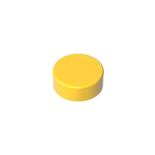 Gobricks GDS-612 Runde Fliese,1x1,100 Stück,kompatibel mit Lego 35381,98138,35380,DIY-Teile und MOC-Komponenten für große Ziegelmarken,Farbe: Gelb 24 Gobricks GDS-612 Runde Fliese,1x1,100 Stück,kompatibel mit Lego 35381,98138,35380,DIY-Teile und MOC-Komponenten für große Ziegelmarken,Farbe: Gelb 24 von XYEIUGO