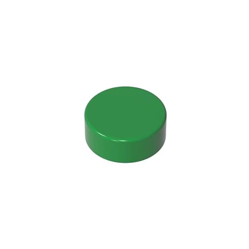 Gobricks GDS-612 Runde Fliese,1x1,100 Stück,kompatibel mit Lego 35381,98138,35380,DIY-Teile und MOC-Komponenten für große Ziegelmarken,Farbe: Grün 28 Gobricks GDS-612 Runde Fliese,1x1,100 Stück,kompatibel mit Lego 35381,98138,35380,DIY-Teile und MOC-Komponenten für große Ziegelmarken,Farbe: Grün 28 von XYEIUGO