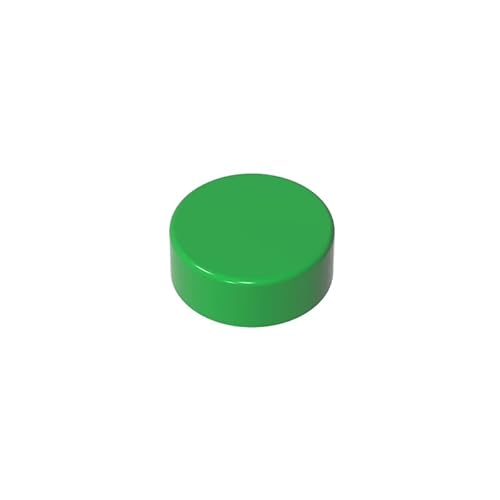 Gobricks GDS-612 Runde Fliese,1x1,100 Stück,kompatibel mit Lego 35381,98138,35380,DIY-Teile und MOC-Komponenten für große Ziegelmarken,Farbe: Hellgrün 37 Gobricks GDS-612 Runde Fliese,1x1,100 Stück,kompatibel mit Lego 35381,98138,35380,DIY-Teile und MOC-Komponenten für große Ziegelmarken,Farbe: Hellgrün 37 von XYEIUGO