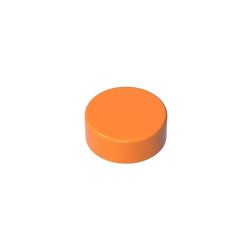 Gobricks GDS-612 Runde Fliese,1x1,100 Stück,kompatibel mit Lego 35381,98138,35380,DIY-Teile und MOC-Komponenten für große Ziegelmarken,Farbe: Orange 106 Gobricks GDS-612 Runde Fliese,1x1,100 Stück,kompatibel mit Lego 35381,98138,35380,DIY-Teile und MOC-Komponenten für große Ziegelmarken,Farbe: Orange 106 von XYEIUGO