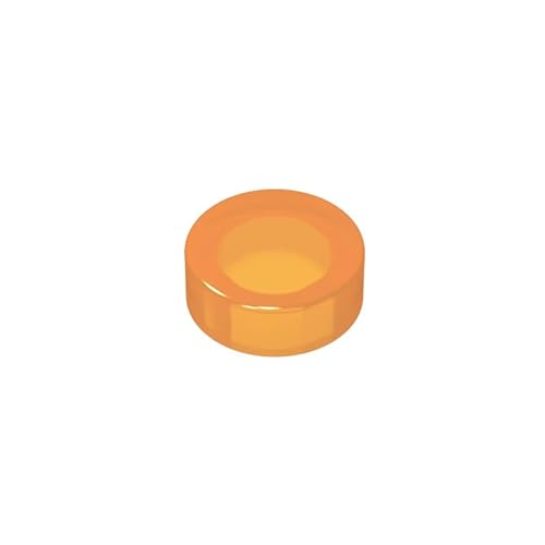Gobricks GDS-612 Runde Fliese,1x1,100 Stück,kompatibel mit Lego 35381,98138,35380,DIY-Teile und MOC-Komponenten für große Ziegelmarken,Farbe: Trans Orange 182 Gobricks GDS-612 Runde Fliese,1x1,100 Stück,kompatibel mit Lego 35381,98138,35380,DIY-Teile und MOC-Komponenten für große Ziegelmarken,Farbe: Trans Orange 182 von XYEIUGO
