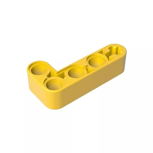 Gobricks GDS-671 Technic Beam 2x4 L-Form, dick, 50 Stück, kompatibel mit Lego 32140 42137, DIY-Teile und MOC-Komponenten für große Ziegelmarken, Farbe: Gelb 24 von XYEIUGO