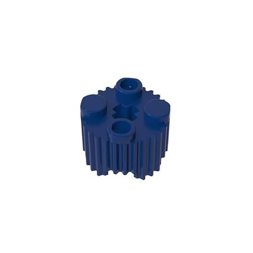 GDS-748 Brick Round 2x2 (Grill), 50 Stück, kompatibel mit Lego 92947 4650645, DIY-Teile und MOC-Komponenten für große Ziegelmarken, Farbe: Dunkelblau 140 von XYEIUGO