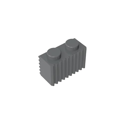 Gobricks GDS-797 Brick Special 1x2 mit Grill, 50 Stück, kompatibel mit Lego 2877 4210636, DIY-Teile und MOC-Komponenten für große Ziegelmarken, Farbe: Dunkelblaugrau 199 Gobricks GDS-797 Brick Special 1x2 mit Grill, 50 Stück, kompatibel mit Lego 2877 4210636, DIY-Teile und MOC-Komponenten für große Ziegelmarken, Farbe: Dunkelblaugrau 199 von XYEIUGO