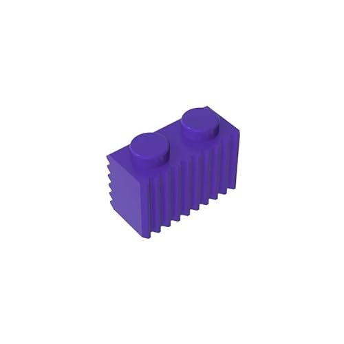 Gobricks GDS-797 Brick Special 1x2 mit Grill, 50 Stück, kompatibel mit Lego 2877 4210636, DIY-Teile und MOC-Komponenten für große Ziegelmarken, Farbe: Dunkelviolett 268 Gobricks GDS-797 Brick Special 1x2 mit Grill, 50 Stück, kompatibel mit Lego 2877 4210636, DIY-Teile und MOC-Komponenten für große Ziegelmarken, Farbe: Dunkelviolett 268 von XYEIUGO