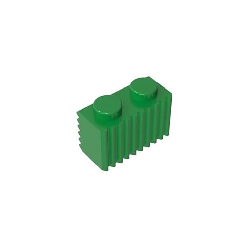 Gobricks GDS-797 Brick Special 1x2 mit Grill, 50 Stück, kompatibel mit Lego 2877 4210636, DIY-Teile und MOC-Komponenten für große Ziegelmarken, Farbe: Grün 28 Gobricks GDS-797 Brick Special 1x2 mit Grill, 50 Stück, kompatibel mit Lego 2877 4210636, DIY-Teile und MOC-Komponenten für große Ziegelmarken, Farbe: Grün 28 von XYEIUGO