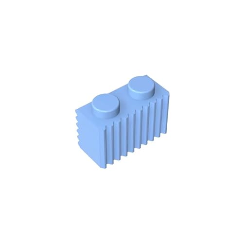 Gobricks GDS-797 Brick Special 1x2 mit Grill, 50 Stück, kompatibel mit Lego 2877 4210636, DIY-Teile und MOC-Komponenten für große Ziegelmarken, Farbe: Hellblau 212 Gobricks GDS-797 Brick Special 1x2 mit Grill, 50 Stück, kompatibel mit Lego 2877 4210636, DIY-Teile und MOC-Komponenten für große Ziegelmarken, Farbe: Hellblau 212 von XYEIUGO