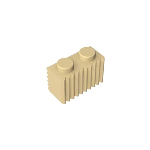 Gobricks GDS-797 Brick Special 1x2 mit Grill, 50 Stück, kompatibel mit Lego 2877 4210636, DIY-Teile und MOC-Komponenten für große Ziegelmarken, Farbe: Hellbraun 5 Gobricks GDS-797 Brick Special 1x2 mit Grill, 50 Stück, kompatibel mit Lego 2877 4210636, DIY-Teile und MOC-Komponenten für große Ziegelmarken, Farbe: Hellbraun 5 von XYEIUGO