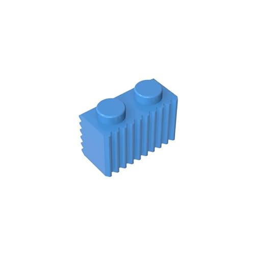 Gobricks GDS-797 Brick Special 1x2 mit Grill, 50 Stück, kompatibel mit Lego 2877 4210636, DIY-Teile und MOC-Komponenten für große Ziegelmarken, Farbe: Mittelblau, 102 Gobricks GDS-797 Brick Special 1x2 mit Grill, 50 Stück, kompatibel mit Lego 2877 4210636, DIY-Teile und MOC-Komponenten für große Ziegelmarken, Farbe: Mittelblau, 102 von XYEIUGO