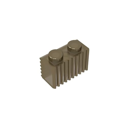 Gobricks GDS-797 Brick Special 1x2 mit Grill, 50 Stück, kompatibel mit Lego 2877 4210636, DIY-Teile und MOC-Komponenten für große Ziegelmarken, Farbe: Trans Black 111 Gobricks GDS-797 Brick Special 1x2 mit Grill, 50 Stück, kompatibel mit Lego 2877 4210636, DIY-Teile und MOC-Komponenten für große Ziegelmarken, Farbe: Trans Black 111 von XYEIUGO