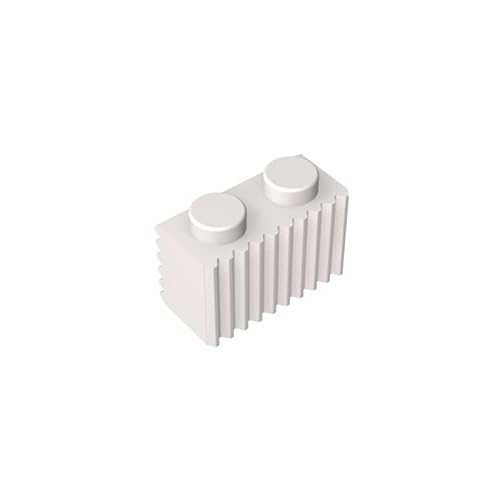 Gobricks GDS-797 Brick Special 1x2 mit Grill, 50 Stück, kompatibel mit Lego 2877 4210636, DIY-Teile und MOC-Komponenten für große Ziegelmarken, Farbe: Weiß 1 Gobricks GDS-797 Brick Special 1x2 mit Grill, 50 Stück, kompatibel mit Lego 2877 4210636, DIY-Teile und MOC-Komponenten für große Ziegelmarken, Farbe: Weiß 1 von XYEIUGO