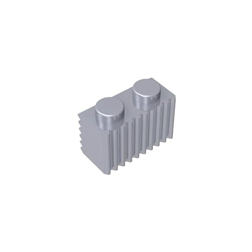 Gobricks GDS-797 Brick Special 1x2 mit Grill, 50 Stück, kompatibel mit Lego 2877 4210636, DIY-Teile und MOC-Komponenten für große Ziegelmarken, Farbe: flaches Silber 315 Gobricks GDS-797 Brick Special 1x2 mit Grill, 50 Stück, kompatibel mit Lego 2877 4210636, DIY-Teile und MOC-Komponenten für große Ziegelmarken, Farbe: flaches Silber 315 von XYEIUGO