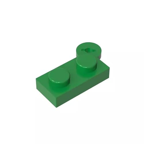 GDS-808 Scharnierplatte, 1x4 Drehgelenk, 50 Stück, kompatibel mit Lego 2429 19952 73983, Teile und MOC-Komponenten für große Ziegelmarken, Farbe: Grün 28 von XYEIUGO
