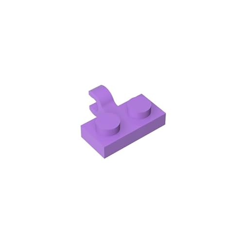 Gobricks GDS-815 Platte Spezial 1x2 mit Clip horizontal an der Seite, 50 Stück, kompatibel mit Lego 60897, 44860, 4085, DIY-Teile und MOC-Komponenten für große Ziegelmarken, Farbe: Medium von XYEIUGO