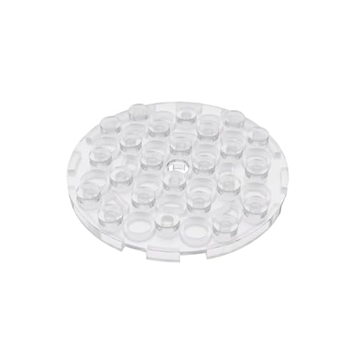 Gobricks GDS-843 Platte,rund,15,2x15,2 cm,mit Loch,10 Stück,kompatibel mit Lego,11213,6015349,6187587,DIY-Teile und MOC-Komponenten für große Ziegelmarken,Farbe: Transparent 40 Gobricks GDS-843 Platte,rund,15,2x15,2 cm,mit Loch,10 Stück,kompatibel mit Lego,11213,6015349,6187587,DIY-Teile und MOC-Komponenten für große Ziegelmarken,Farbe: Transparent 40 von XYEIUGO
