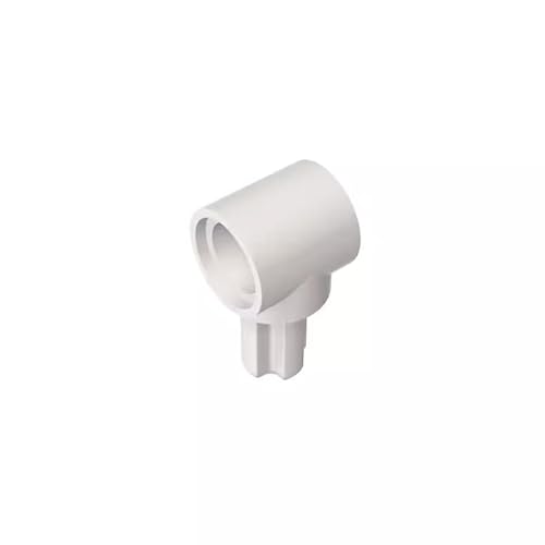 Gobricks GDS-934 Technic Pin Connector Hub mit 1 Achse, 50 Stück, kompatibel mit Lego 22961 6308234, DIY-Teile und MOC-Komponenten für große Ziegelmarken, Farbe: Weiß 1 von XYEIUGO