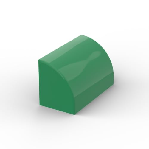 Gobricks Gewölbter Ziegelstein, 1 x 2 x 1, glatt, gebogen, 50 Stück, kompatibel mit Lego 37352 GDS-M063, klassisches Bulk-Spielzeug, MOC, Farbe: Grün 28 Gobricks Gewölbter Ziegelstein, 1 x 2 x 1, glatt, gebogen, 50 Stück, kompatibel mit Lego 37352 GDS-M063, klassisches Bulk-Spielzeug, MOC, Farbe: Grün 28 von XYEIUGO