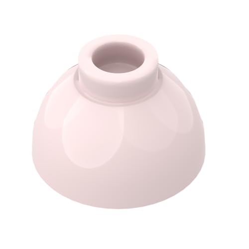 Gobricks Kopfbedeckung, 1 x 1 konischer Ziegelstein, 50 Stück, kompatibel mit Lego GDS-M253 37840-20952, klassisches Bulk-, MOC, Farbe: Hellrosa 17 von XYEIUGO