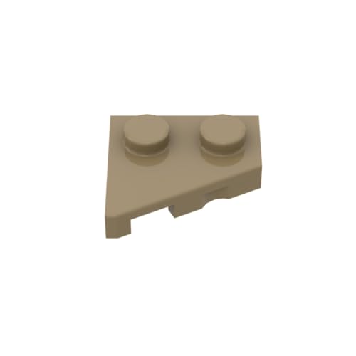 Gobricks Kreisplatte, 50 Stück, 50 Stück, kompatibel mit Lego GDS-M228, klassisches Bulk-Spielzeug, MOC, Farbe: Dunkelbraun 138 von XYEIUGO