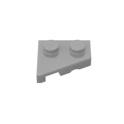 Gobricks Kreisplatte, 50 Stück, 50 Stück, kompatibel mit Lego GDS-M228, klassisches Bulk-Spielzeug, MOC, Farbe: flach, Silber 315 von XYEIUGO