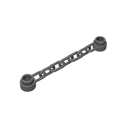 Gobricks Ornamente, 1 x 6 Kette, 10 Stück, kompatibel mit Lego 92338 39890 GDS-90165, klassisches Bulk-Spielzeug, MOC, Farbe: Dunkelblaugrau 199 Gobricks Ornamente, 1 x 6 Kette, 10 Stück, kompatibel mit Lego 92338 39890 GDS-90165, klassisches Bulk-Spielzeug, MOC, Farbe: Dunkelblaugrau 199 von XYEIUGO