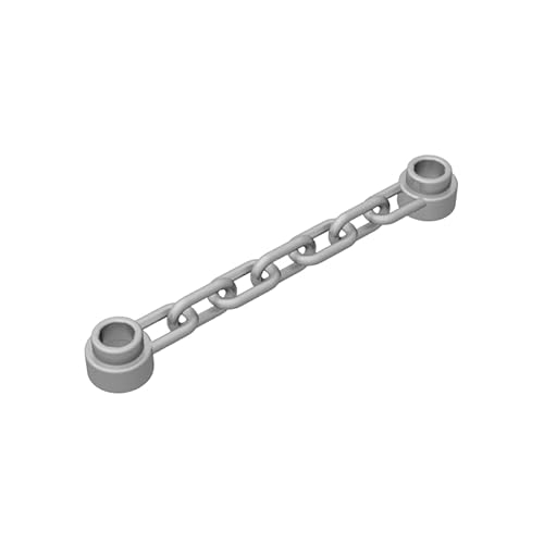 Gobricks Ornamente, 1 x 6 Kette, 10 Stück, kompatibel mit Lego 92338 39890 GDS-90165, klassisches Bulk-Spielzeug, MOC, Farbe: Hellbläulich-Grau 194 Gobricks Ornamente, 1 x 6 Kette, 10 Stück, kompatibel mit Lego 92338 39890 GDS-90165, klassisches Bulk-Spielzeug, MOC, Farbe: Hellbläulich-Grau 194 von XYEIUGO