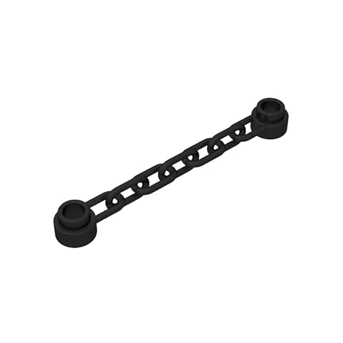 Gobricks Ornamente, 1 x 6 Kette, 10 Stück, kompatibel mit Lego 92338 39890 GDS-90165, klassisches Bulk-Spielzeug, MOC, Farbe: Schwarz 26 Gobricks Ornamente, 1 x 6 Kette, 10 Stück, kompatibel mit Lego 92338 39890 GDS-90165, klassisches Bulk-Spielzeug, MOC, Farbe: Schwarz 26 von XYEIUGO