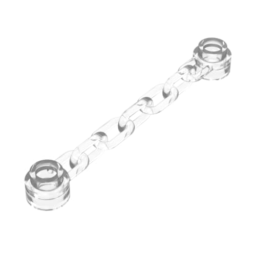 Gobricks Ornamente, 1 x 6 Kette, 10 Stück, kompatibel mit Lego 92338 39890 GDS-90165, klassisches Bulk-Spielzeug, MOC, Farbe: Trans-Clear 40 Gobricks Ornamente, 1 x 6 Kette, 10 Stück, kompatibel mit Lego 92338 39890 GDS-90165, klassisches Bulk-Spielzeug, MOC, Farbe: Trans-Clear 40 von XYEIUGO