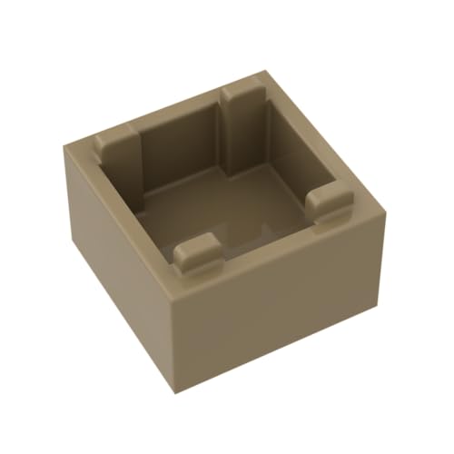 Gobricks Ornamente, 2 x 2 x 1 Box, 10 Stück, kompatibel mit Lego GDS-90062 35700, klassisches Bulk-Spielzeug, MOC, Farbe: Dunkelbraun 138 Gobricks Ornamente, 2 x 2 x 1 Box, 10 Stück, kompatibel mit Lego GDS-90062 35700, klassisches Bulk-Spielzeug, MOC, Farbe: Dunkelbraun 138 von XYEIUGO