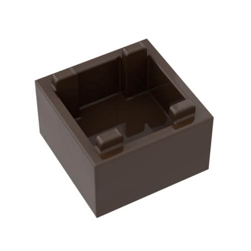 Gobricks Ornamente, 2 x 2 x 1 Box, 10 Stück, kompatibel mit Lego GDS-90062 35700, klassisches Bulk-Spielzeug, MOC, Farbe: Dunkelbraun 308 Gobricks Ornamente, 2 x 2 x 1 Box, 10 Stück, kompatibel mit Lego GDS-90062 35700, klassisches Bulk-Spielzeug, MOC, Farbe: Dunkelbraun 308 von XYEIUGO