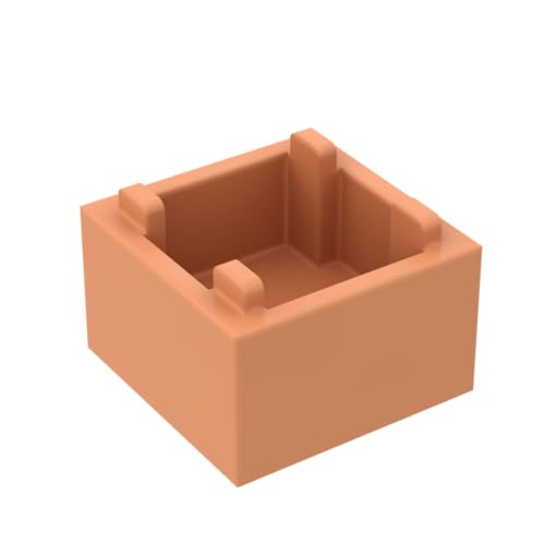 Gobricks Ornamente, 2 x 2 x 1 Box, 10 Stück, kompatibel mit Lego GDS-90062 35700, klassisches Bulk-Spielzeug, MOC, Farbe: Fleischfarbe Gobricks Ornamente, 2 x 2 x 1 Box, 10 Stück, kompatibel mit Lego GDS-90062 35700, klassisches Bulk-Spielzeug, MOC, Farbe: Fleischfarbe von XYEIUGO