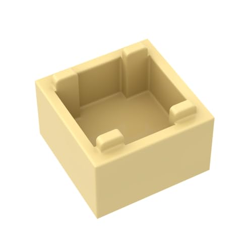 Gobricks Ornamente, 2 x 2 x 1 Box, 10 Stück, kompatibel mit Lego GDS-90062 35700, klassisches Bulk-Spielzeug, MOC, Farbe: Hellgelb Gobricks Ornamente, 2 x 2 x 1 Box, 10 Stück, kompatibel mit Lego GDS-90062 35700, klassisches Bulk-Spielzeug, MOC, Farbe: Hellgelb von XYEIUGO