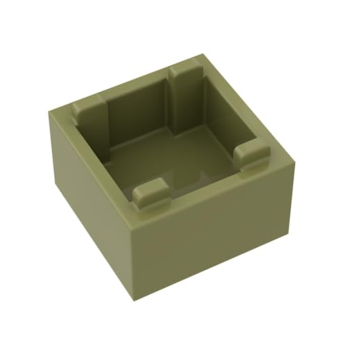 Gobricks Ornamente, 2 x 2 x 1 Box, 10 Stück, kompatibel mit Lego GDS-90062 35700, klassisches Bulk-Spielzeug, MOC, Farbe: Olivgrün 330 Gobricks Ornamente, 2 x 2 x 1 Box, 10 Stück, kompatibel mit Lego GDS-90062 35700, klassisches Bulk-Spielzeug, MOC, Farbe: Olivgrün 330 von XYEIUGO