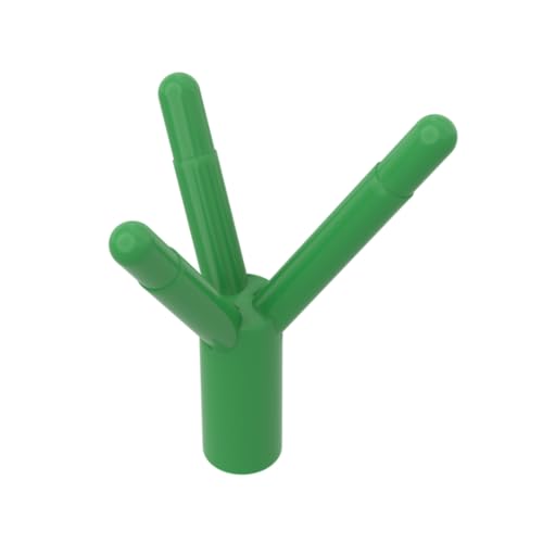 Gobricks Ornamente, Blumenstiel, 50 Stück, kompatibel mit Lego GDS-90064 99249, klassisches Bulk-Spielzeug, MOC, Farbe: Hellgrün, 37 von XYEIUGO