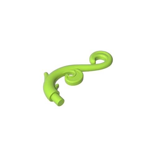 Gobricks Ornamente, Weinpflanzenende, kompatibel mit Lego 28870 GDS-90489, klassisches Bulk-Spielzeug, MOC, Farbe: Limette 119, 10 Stück von XYEIUGO