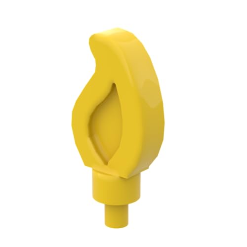Gobricks Ornamente, kleine Flamme, 50 Stück, kompatibel mit Lego GDS-90035 37775, klassisches Bulk-Spielzeug, MOC, Farbe: Gelb 24 Gobricks Ornamente, kleine Flamme, 50 Stück, kompatibel mit Lego GDS-90035 37775, klassisches Bulk-Spielzeug, MOC, Farbe: Gelb 24 von XYEIUGO