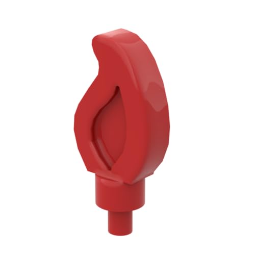Gobricks Ornamente, kleine Flamme, 50 Stück, kompatibel mit Lego GDS-90035 37775, klassisches Bulk-Spielzeug, MOC, Farbe: Rot 21 Gobricks Ornamente, kleine Flamme, 50 Stück, kompatibel mit Lego GDS-90035 37775, klassisches Bulk-Spielzeug, MOC, Farbe: Rot 21 von XYEIUGO