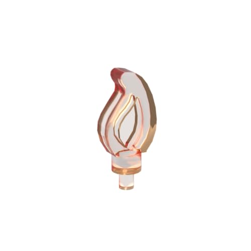 Gobricks Ornamente, kleine Flamme, 50 Stück, kompatibel mit Lego GDS-90035 37775, klassisches Bulk-Spielzeug, MOC, Farbe: Trans Orange 182 Gobricks Ornamente, kleine Flamme, 50 Stück, kompatibel mit Lego GDS-90035 37775, klassisches Bulk-Spielzeug, MOC, Farbe: Trans Orange 182 von XYEIUGO